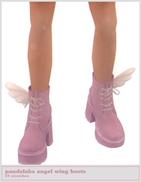 (31) angel wing boots 3t2 – @devotedlyghostlyenemy on Tumblr Sims 4 Angel Wings, Swimming With Sharks, Basic Clothes, Wing Boots, Sims 4 Toddler, Pink Boots, Basic Outfits, Sharks, Angel Wings