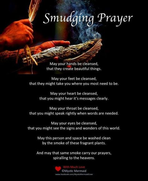 Smudging prayer, native american ceremony, tradition, sage, burning sage, home prayers, positive vibes, pray Smudging Prayer, Native American Prayers, Native American Spirituality, American Quotes, Native American Wisdom, Sage Smudging, Native American Quotes, Thought For Today, Under Your Spell