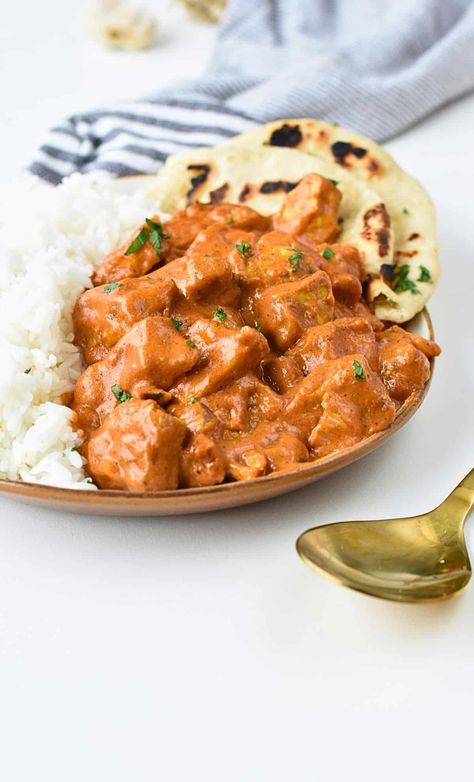 Tofu Butter 'Chicken' - The Conscious Plant Kitchen Chicken Recipe With Sauce, Tofu Butter Chicken, Butter Chicken Easy, Butter Tofu, Conscious Plant Kitchen, Vegan Butter Chicken, 21 Day Cleanse, Coconut Cream Recipes, Chicken Sauce Recipes