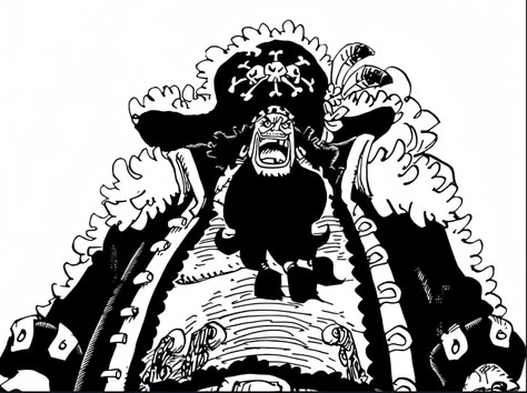 Blackbeard One Piece Manga, Blackbeard Manga, Black Beard One Piece, One Piece Blackbeard, Blackbeard Pirates, Blackbeard One Piece, Black Beard Pirate, Black Beard, One Piece World