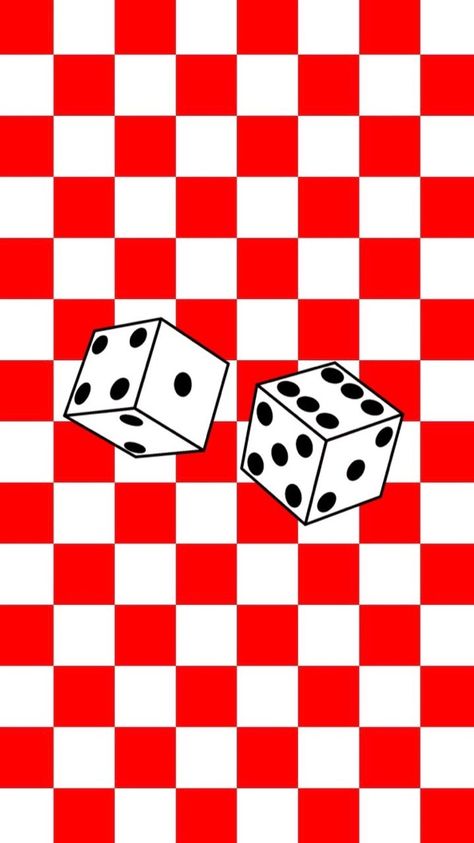 Dice Background, Red Phone Wallpaper, Dice Wallpaper, Wallpaper Stores, Aesthetic Desktop Wallpaper, Red Wallpaper, Love Wallpaper, Iphone Background, Pattern Wallpaper