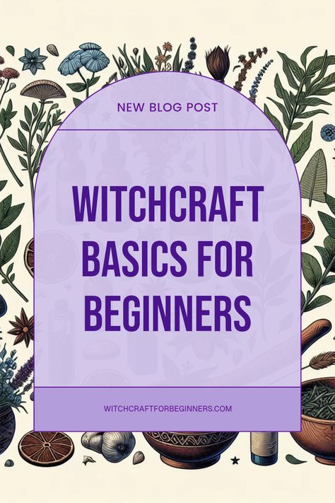 Ready to uncover the ancient wisdom of witchcraft? This guide is ideal for all curious souls who want to embark on magical practices for the first time! Learn the timeless rituals, spellwork essentials, and practical ingredients that every beginner should know. Discover how to create your witches' kit, channel your intentions, and align with nature. Remember, magic is about your connection to the universe - trust your instincts and let them guide you. Explore the enchanting world of spellcasting today and ignite your passion for witchcraft! Witchcraft Basics, White Witchcraft, Beginner Witchcraft, Wiccan Rede, Wicca For Beginners, Green Magic, Ritual Tools, Witchcraft For Beginners, Burning Questions