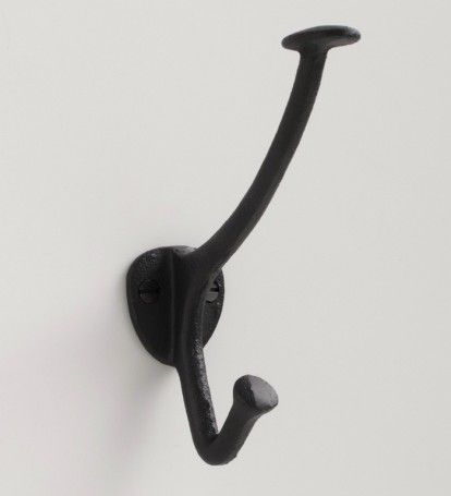 Charter Cast Iron Hook: Remodelista Entryway Hooks, Hallway To Bedrooms, Schoolhouse Electric, Cast Iron Hooks, Hanging Hats, Iron Hook, Hat Hooks, Drawer Hardware, Kitchen Hardware