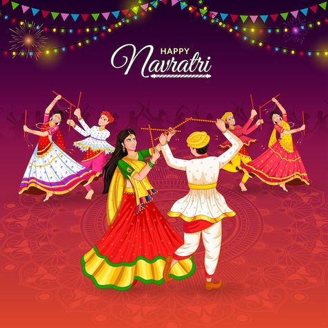 Navratri Festival Images, Dandiya Night Poster, Dandiya Background, Navaratri Creative Ads, Happy Navratri Creative Post, Navaratri Poster, Navratri Creative Post, Navratri Poster Design, Navratri Creative Ads