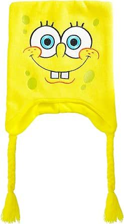 Spongebob Winter, Spongebob Fashion, Skully Hat, Nickelodeon Spongebob, Winter Hats Beanie, Acrylic Fabric, Knit Cap, Spongebob Squarepants, Winter Knits