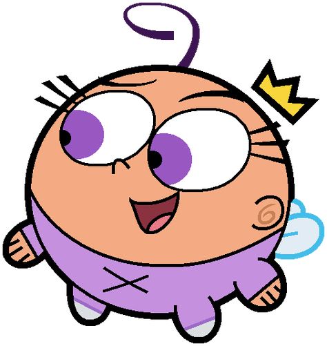 Poof Fairywinkle-Cosma is the son of Cosmo and Wanda, whose most notable spoken word is "Poof", which Timmy decides upon as his name. He was born to Cosmo and Wanda in the episode, "Fairly Odd Baby" after his parents decided that they wanted to have a child despite the destruction that his father had caused as a baby. Poof is voiced by Tara Strong in the cartoon and live-action, Fairly Odd Movie. Poof's first spoken words in the live-action movie are voiced by Randy Jackson while he later ... Cosmo Fairly Odd Parents, Cosmo E Wanda, Cosmo Und Wanda, Fairy Godparents, Tara Strong, Baby Voice, Cosmo And Wanda, Timmy Turner, Fairly Oddparents