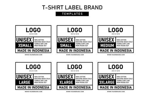 Tshirt Label Design Ideas, Tshirt Tags Label, Clothing Neck Label, Cool Clothing Tags Label Design, Shirt Label Design Clothing Tags, Tag Shirt Design Clothing Labels, Tshirt Printing Business, T Shirt Label, Clothing Templates