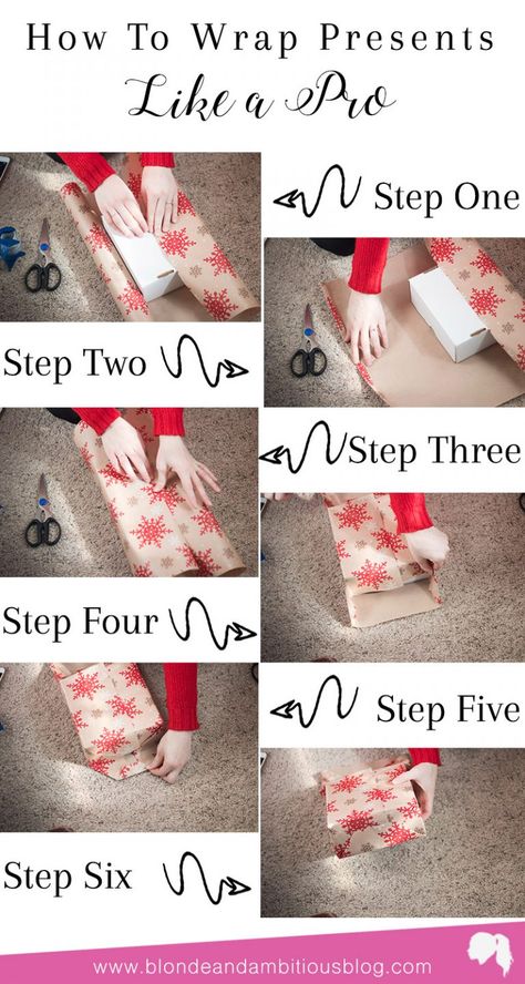 How To Wrap Christmas Presents Like A Pro Wrap Presents How To, Wrapping Presents How To, Present Wrapping Tutorial, How To Wrap A Present, How To Wrap Christmas Presents, Christmas Presents Diy, Christmas Presents For Adults, How To Wrap Presents, Funny Christmas Wrapping