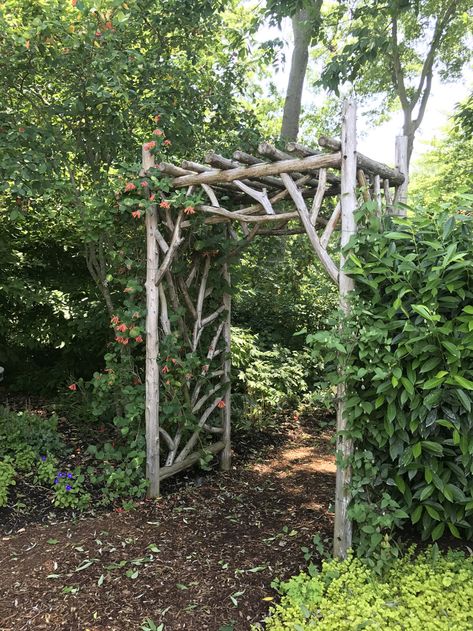 Tyson Arbor Landscape Arbor, Rustic Arbor, Wood Arbor, Rustic Pergola, Wooden Arbor, Garden Pergola, Arbors Trellis, Rustic Landscape, Pergola Garden