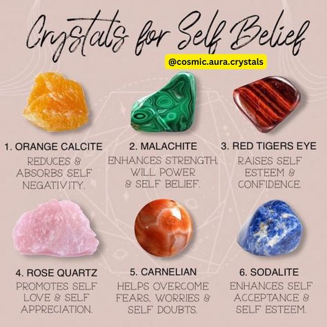 Crystals for self Belief! Get your Crystals only at @cosmic.aura.crystals #cosmicauracrystals #vibration #spirituality #crystals #selfbelief #selflove Cosmic Aura, Spirituality Crystals, Crystals For Love, Self Belief, Crystals For Manifestation, Good Dreams, I Attract, Aura Crystals, Orange Calcite