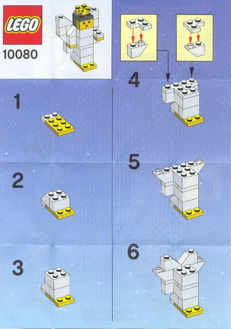 Lego Camping Scene, Christmas Legos, Lego Christmas Ornaments, Lego Plans, Lego Therapy, Lego Ornaments, Christmas Lego, Lego Christmas Village, Lego Play