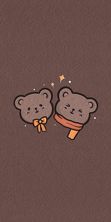 Cute Minimal Wallpaper, Cute Wallpapers For Couples, Cute Cartoon Dp, Wallpaper For Couples, Cute Aestethic, Memories Images, Cute Kawaii Bear, Cute Dpz, Wallpaper Aesthetic Cute