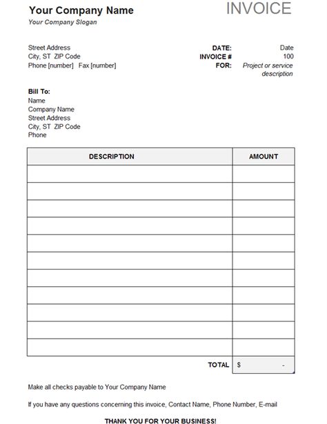 Simple invoice that calculates total Invoice Format In Excel, Invoice Sample, Invoice Example, Purchase Order Template, Invoice Format, Invoice Template Word, Printable Invoice, Office Templates, Create Invoice