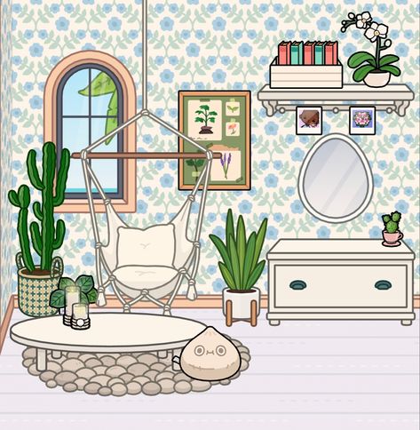 Toca Boca Extra Room Ideas, Toca Boca Extra Room Idea, Toca Boca Teen Room Ideas, Luxury House Living Room, Toca Boca Room Idea, Toca Rooms, Reading Room Design, Bedroom Gamer, Toca Boca Room