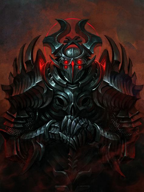 ArtStation - Gods of Chaos, Klaher Baklaher Chaos God Khorne, Warhammer 40k Khorne, Khorne Art, Warhammer Fantasy Art, Devourer Of Gods, God Of Chaos, Demon Knight, Chaos Warrior, Dark God