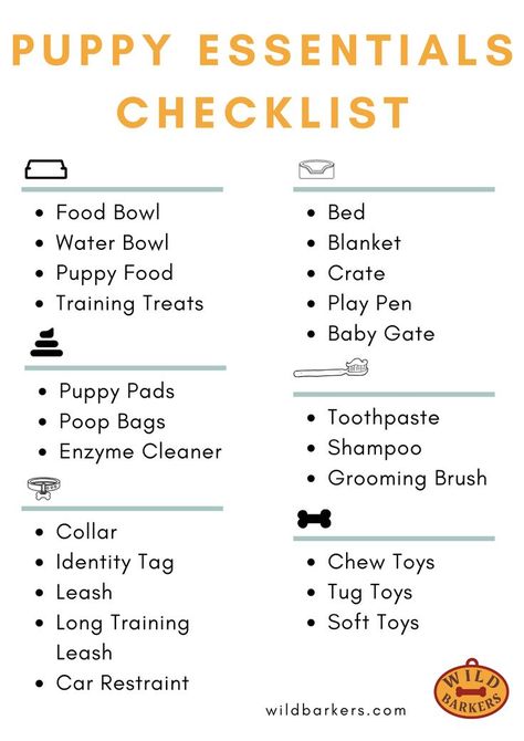 Preparing for a new dog is very exciting, check out our list of must-have items, along with some training tips below. Remember to be patient with Preparing For A Puppy, Puppy Schedule, Puppy Essentials, Puppy List, Puppy Training Schedule, New Puppy Checklist, Puppy Checklist, Puppy Room, Essentials Checklist