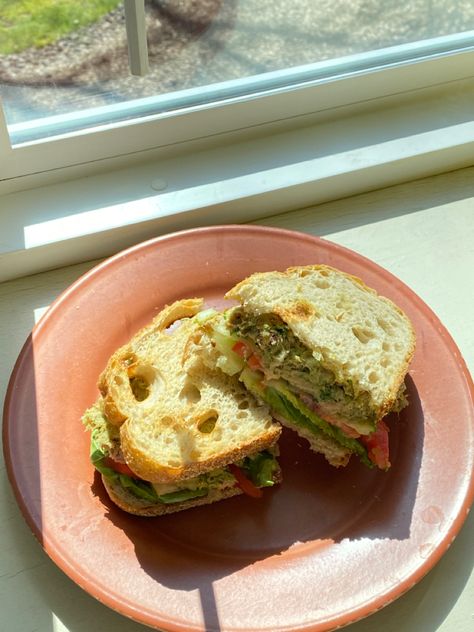 Tuna Sandwich On Sourdough, Tuna Sandwich Aesthetic, Avocado Tuna Sandwich, Tuna Avocado Sandwich, Tuna Toast, Avocado Tuna, Ig Food, College Food, Food Shopping List