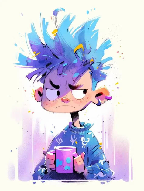 ☾~.~☕️follow me☕️~.~☾ Quiet Characters, Quiet Illustration, Character Painting Ideas, Coloring Books Aesthetic, Quiet Morning, Illustration Art Kids, 100k Followers, Peaceful Home, Lost In Thought