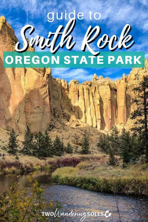 Ever since moving to Bend, Oregon, we’ve hosted lots of family and friends, and one of the things we’ve done with every single visitor is take them to Smith Rock. If you’re up for any type of outdoor adventure, Smith Rock State Park has plenty of it. places to travel | adventure travel | travel essentials Smith Rock State Park Oregon, Smith Rock State Park, Usa Places To Visit, Cheap Places To Travel, City Vacation, Oregon Travel, Road Trip Fun, United States Travel, Best Hikes