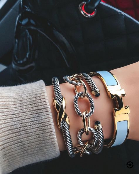 David Yurman And Tiffany Bracelet Stack, David Yurman Stack, Bracelet Stack David Yurman, David Yurman Ring Stack, David Yurman Stacked Bracelets, David Yurmam Stacked Bracelets, David Yurman Bracelet Stack, David Yurman Stacked Bracelets Gold, Luxury Stackable Bangle