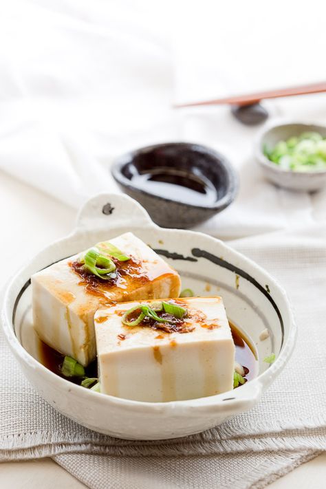 Yudofu Simple Hot Tofu Recipe - With a subtle blend of Pure Harvest Organic Tamari, dashi stock and mirin, this Japanese Hot Tofu (Yudofu) recipe is as nourishing as it is comforting. | wandercooks.com Japanese Tofu Recipes, Student Food, Dashi Stock, River Restaurant, Tofu Recipe, Japanese Recipes, Global Cuisine, Japanese Cooking, Japanese Dishes