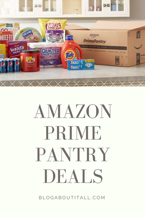 Celebrate Amazon Prime Day early with some GREAT DEALS going on right now using Amazon Prime Pantry.  Save money and a trip to the store with these limited-time deals! More details on the blog www.BlogAboutItAll.com Pantry Snacks, Food Deals, Tips To Save Money, Amazon Prime Day, Prime Day, Lifestyle Travel, Money Saving Tips, Around The Corner, Best Food