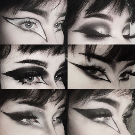 Alternative Makeup Looks, Goth Makeup Looks, Trad Goth Makeup, Goth Eye Makeup, Punk Makeup, Trad Goth, Alt Makeup, Swag Makeup, Smink Inspiration