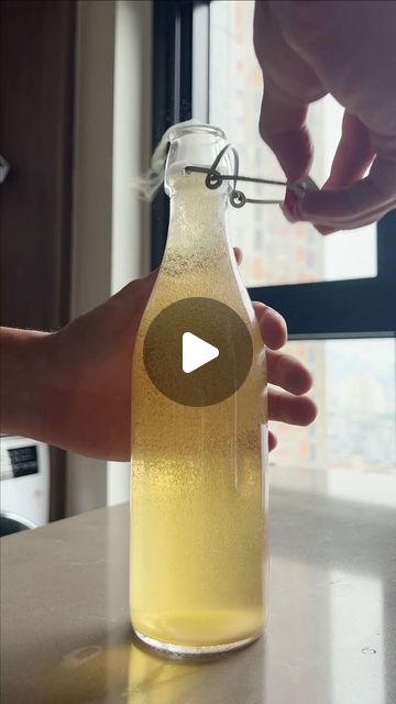 Probiotic Soda Recipe, Lemonade Using Bottled Lemon Juice, Lemonade From Lemon Juice Concentrate, Fermented Beverages, Tea Soda, How To Make Lemonade, Lemon Soda, Lemon-lime Soda, Lemon Lime Soda