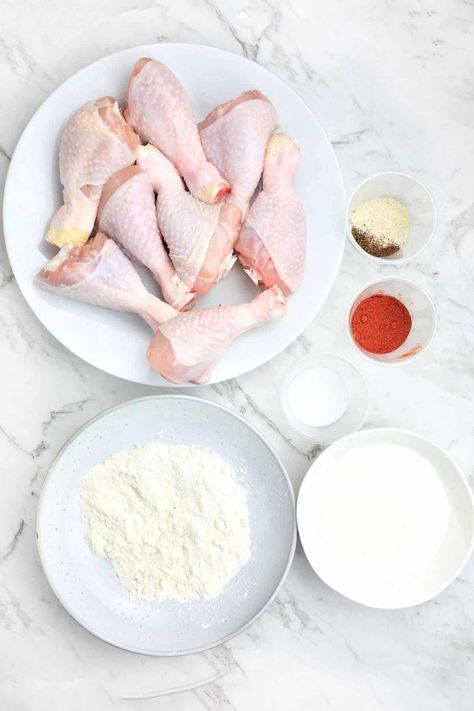 Deep Fried Chicken Legs Recipe | Fried Drumsticks - Chicken Vibes Deep Fried Chicken Legs, Fried Chicken Legs Recipe, Pan Fried Chicken Wings, Fried Drumsticks, Fried Breaded Chicken, Chicken Wing Seasoning, Fried Chicken Thighs, Chicken Legs Recipe, Deep Fried Chicken