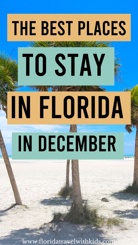 The best places to stay in Florida in December. Here's where to stay in Florida in December. Planning a Christmas vacation to Florida? Check it out! #floridatravelwithkids #floridavacation #bestplacestostayinflorida Florida At Christmas, Miami In December, Christmas In Florida, Coco Beach Florida, Florida In December, Best Places In Florida, Christmas Vacation Destinations, Madeira Beach Florida, Winter In Florida