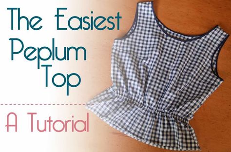 Peplum Blouse Pattern, Blouse Tutorial, Colette Patterns, Sewing Vintage, Sewing Blouses, Trendy Sewing, Sewing Patterns For Kids, Sewing Project, Sewing Patterns Free