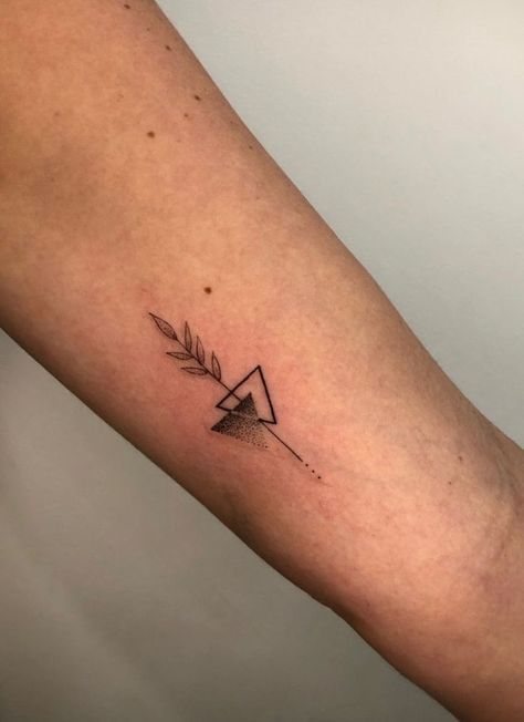 Triangle Tatoo, Ring Tattoo Designs, Shape Tattoo, Triangle Tattoos, Wrist Tattoos For Guys, Small Pretty Tattoos, Getting A Tattoo, Minimalist Tattoos, Discreet Tattoos