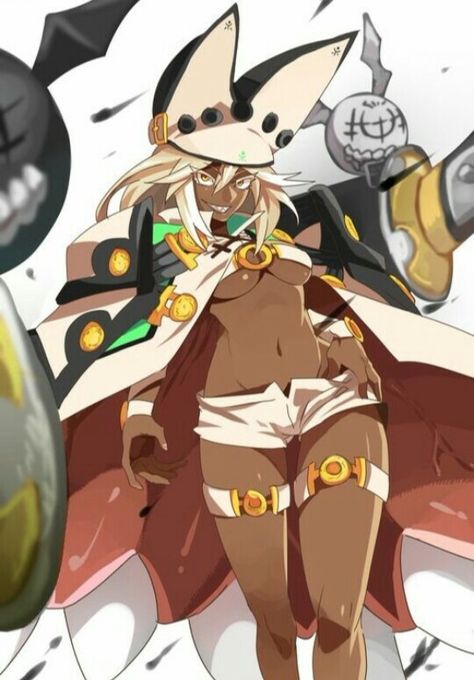 Ramlethal Valentine Wallpaper, Ramlethal Valentine, Guilty Gear Xrd, Seven Knight, Gear Art, Guilty Gear, Valentines Art, Animation Art Character Design, Black Anime Characters