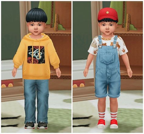 Lookbook: Toddler Boy Sims 4 Cc Toddler Clothes Boy, Sims 4 Toddler Cc Boy, Toddler Cc Sims 4, Sims 4 Toddler Clothes, Sims 4 Toddler, Short Socks, Casual Everyday, Toddler Boy Outfits, Sims Mods