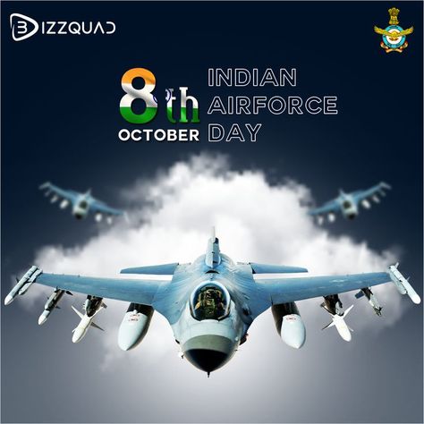 Let us celebrate the special occasion of Indian Air Force Day by thanking all the air force for being a courageous and inspirational force. Happy Indian Air Force Day! Air Force Day Poster, Indian Air Force Day Poster, Indian Air Force Day, Indian Airforce, Air Force Day, Indian Air Force, Creative Posters, Air Force, Force