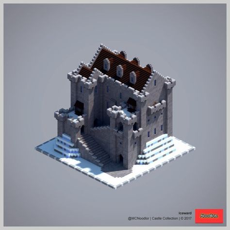 Minecraft Castle Designs, Construction Minecraft, Minecraft Building Guide, Case Minecraft, Minecraft Decoration, Castle Collection, Minecraft Mansion, Minecraft Structures, Bangunan Minecraft