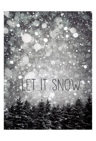 Art Print: Let It Snow by Tracey Telik : 19x13in Black And White Nature Photography, Winter Lovers, Black And White Nature, Nature Photography Trees, Christmas Backgrounds, White Nature, Winter Love, Winter Wallpaper, Winter Beauty