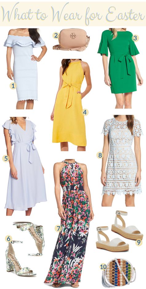 This year is FLYING by and Easter will be here before you know it! I'm sharing some Cute Easter Outfit Ideas! #easter #easterdress #easteroutfit Easter Outfits Casual, Blue Heels Outfit, Easter Fits, Outfits For Casual, Easter Outfit Ideas, Casual Cute Outfits, Modest Prom Gowns, Easter Sunday Outfit, Cute Easter Outfits