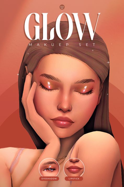 Glow Makeup set | TwistedCat on Patreon Sims 4 Cc Eyes, Sims 4 Tsr, The Sims 4 Skin, Makeup Cc, Glow Makeup, Pelo Sims, The Sims 4 Packs, Sims 4 Cc Makeup, Sims 4 Mm Cc