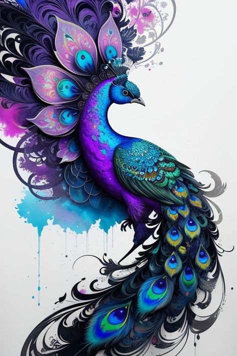 Peacock Tattoo, Deep Meaning, Love Yourself, Self Esteem, Self Love, Feathers, Paint, Tattoos