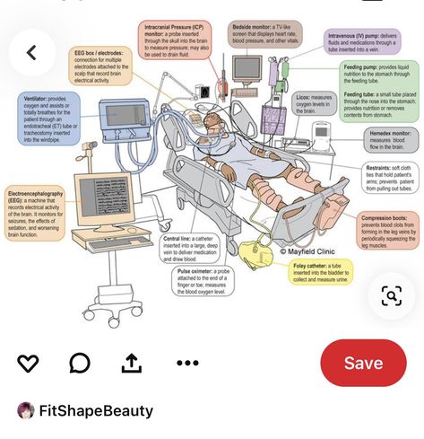 Brain Nutrition, Intracranial Pressure, Nursing School Tips, Nursing Career, Feeding Tube, School Tips, School Hacks, Nursing School, Blood Pressure