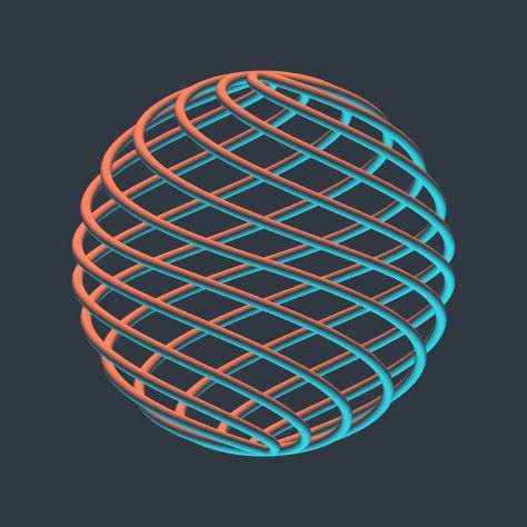 [GIF] Going Nowhere (Sphere with loxodromic trajectories) - Online Technical Discussion Groups—Wolfram Community Geometric Sphere, 3d Sphere, Rotational Symmetry, Going Nowhere, Optical Art, Video Effects, Circle Logos, Geometric Art, Motion Graphics