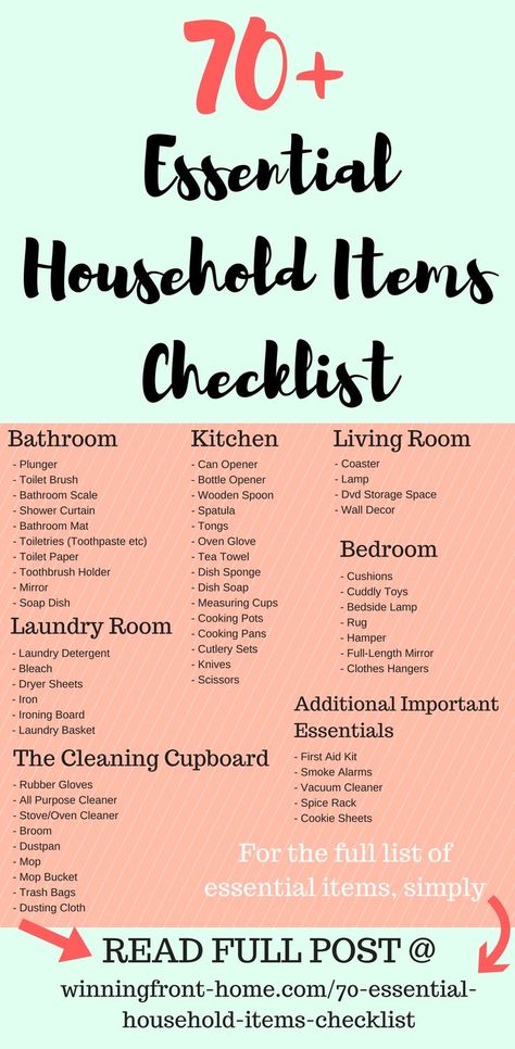 Household Items Checklist, First Home Essentials, Cleaning Cupboard, New Home Essentials, Flying The Nest, New Home Checklist, Apartment Hacks, Apartment Needs, Apartment Checklist