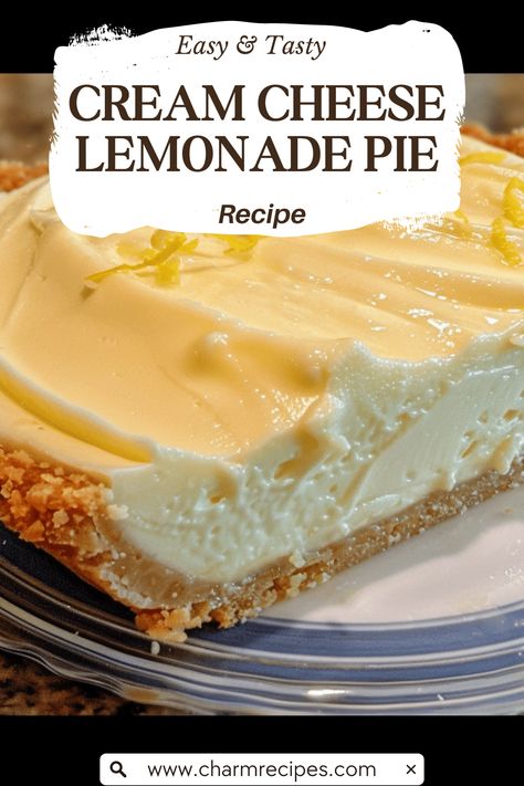 Cream Cheese Lemonade Pie, Desserts Strawberry, Baked Dish, Weight Watcher Desserts, Lemonade Pie, Sweet Pies, Ww Desserts, Lemon Pudding, Weight Watchers Desserts