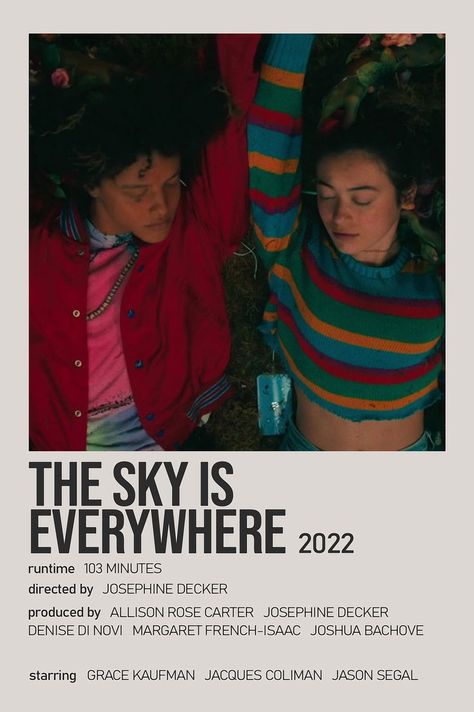 Grace Kaufman, The Sky Is Everywhere, Polaroid Poster, Aesthetic Songs, Apple Tv, Movies To Watch, The Sky, Film, Tv