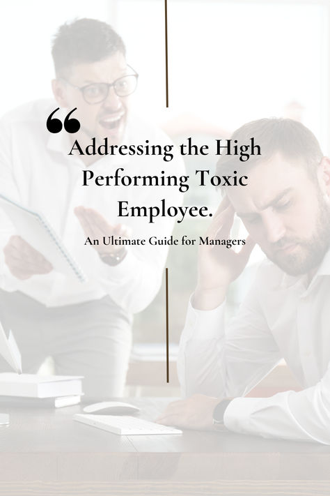 In any organization, having a high-performing employee is a blessing. They can drive results, boost morale, and be an asset to the team. However, when that high-performing employee also exhibits toxic behavior, it can become a problem.  This article will explore the concept of the high-performing toxic employee, the impact they can have on the business, and what can be done to address this issue. High Performance Teams, Underperforming Employees, Toxic Employees, Leadership Development Activities, Difficult Employees, Toxic Behavior, Toxic Workplace, Good Employee, Office Manager