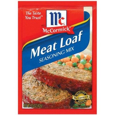 McCormick Meat Loaf Seasoning Mix 1.5-oz. Mccormick Meatloaf Seasoning Recipe, Mccormick Meatloaf Recipe, Mccormick Meatloaf Seasoning, Meatloaf Seasoning Recipe, Meatloaf Seasoning, Meatloaf Mix, Best Meatloaf, Turkey Meatloaf, Easy Meatloaf