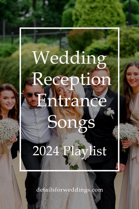 Wedding Reception Entrance Songs, Wedding Party Dance Songs, Bridal Party Entrance Song, Reception Entrance Songs, Wedding Songs Reception, Wedding Entrance Songs, Wedding Party Songs, Magic Wedding, Wedding Reception Entrance