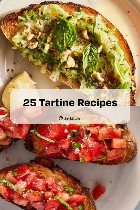 From party-ready bruschetta to lunches you'll look forward to, here are our 25 favorite open-faced sandwiches. Open Face Sandwich Ideas, Small Sandwiches For Party, Tartine Recipes, Cake Sandwiches, Open Faced Sandwich, Party Sandwiches, Recipe Roundup, Open Face, Main Courses