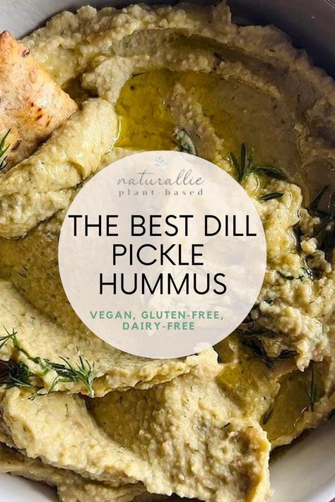 Healthy Dill Pickle Dip, Trader Joe’s Dill Pickle Seasoning, Hot Dill Pickle Recipe, Dill Pickle Hummus Recipe, Dill Pickle Hot Sauce, Pickle Hummus Recipe, Dill Pickle Hummus, Pickle Hummus, Dill Hummus